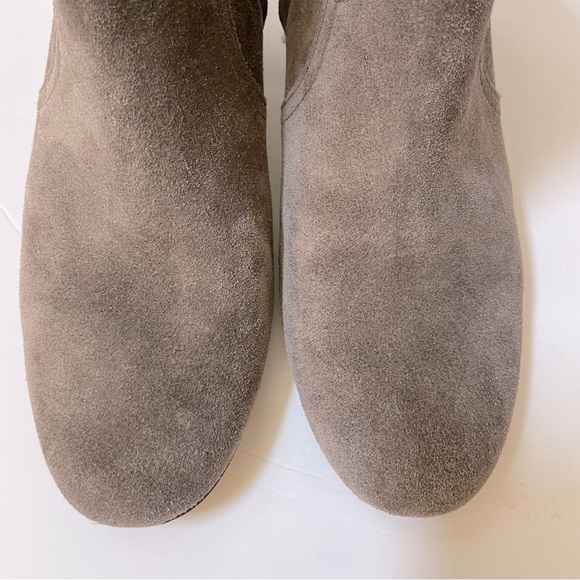 Isabel Marant Dicker Taupe Gray Suede Western Ankle Booties Size EU 38/US 8 - Picture 7 of 14